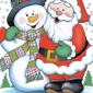 christmas_joy_warms_the_heart_santa_claus_frosty_snowman
