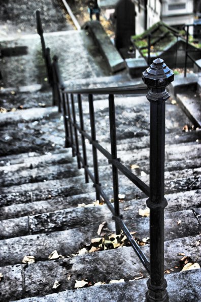 Downstairs to the graves 